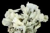 Bladed Barite Crystal Cluster with Marcasite - Morocco #160136-1
